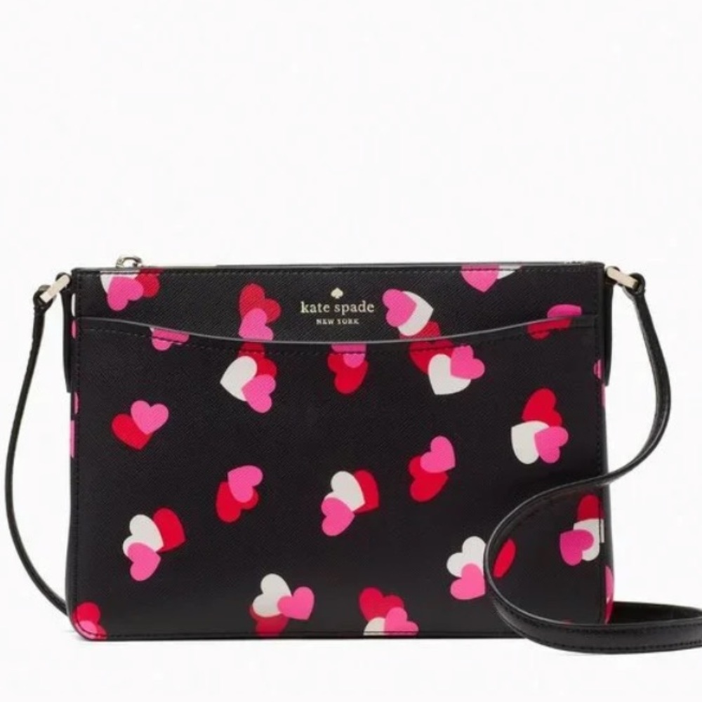 Kate Spade Flutter Hearts Crossbody Purse Bag - Picture 13 of 13